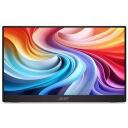 Acer PM161Q B1bmiuux kaasaskantav monitor, 15.6", FHD, 1920 x 1080, 250 cd/m&sup2;, 60 Hz, 4 ms, HDMI 1, must