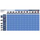 Bosch T&ouml;&ouml;riista aku ja laadija 1600A0373X, 2x8Ah, 18V, 16A, vastupidav korpus, 5 LED ekraan