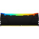 Kingston operatīvā atmiņa DIMM KF432C16RB12A/16, 16 GB, 3200 MT/s, DDR4, RGB apgaismojums, alumīnija dzesētājs