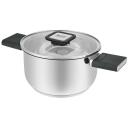 Resto Kastrul 92201 1.6L, L&auml;bim&otilde;&otilde;t 16cm, Materjal: Bakeliit, Roostevaba teras, Ergonomilised kokkuklapitavad k&auml;epidemed