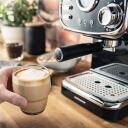 Gastroback Espressomasin 42615, 1100 W, 1,25 L, 15 bar, Must, Roostevaba Teras, CE, T&auml;iesti Automaatne
