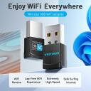 Vention USB adapteris 2.4G/5G KDSB0, 433 Mbit/s, WLAN, 802.11a/b/g/n/ac, 128-bit WEP, Plug and Play, juodas