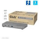 Club3D USB keskjaam CSV-2563 4x USB-C, 1x USB 3.0, 180W toiteadapter, h&otilde;bedane