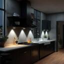 Maclean MCE165 LED lampu komplekts, 6 gab., 3 x AAA, balts, tālvadība, 5 LED, iekļauts slēdzis