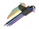 Ilgās Torx atslēgas komplekts 9 gab., S2 tērauds, T10-T50, T00123, Tvardy