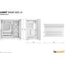 Be Quiet Midi Tower BGW68, 4 вентилятора, 2x 2.5, 1x 3.5, 450 мм глубина, 305 мм ширина, 455 мм высота, белый цвет, ARGB