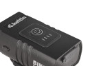 Ūdensizturīgs velosipēda gaismu komplekts USB IPX4 – priekšējā gaisma 800lm + aizmugurējā gaisma 120lm, K02313, Keltin