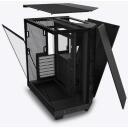 Nzxt Korpus H6 Flow CC-H61FB-01, 3x120mm ventilaatorit, GPU kuni 365mm, PSU kuni 200mm