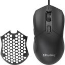 Sandberg Žaidimų pelė 640-28, 120g, 1.5m, 6 mygtukai, 800-12800 DPI, USB, LED ap&scaron;vietimas