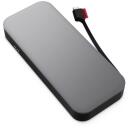 Lenovo Go Laptop Power Bank, 40ALLG2WWW, 20000 mAh, 74 Wh, 1 x USB-C, 1 x USB-A, 3 seadet, 3 tundi laadimine
