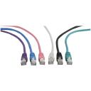 Gembird patch kaabel PP6-2M/BK, 2m, RJ-45, must, vormitud, keerd, foolium, 8 juhet