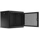 Lanberg Rack kapp 19" seinamontaaž 9U WF01-6409-23B, 600x450mm, must, mati, lame pakendis