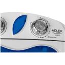 Adler | Washing machine | AD 8051 | Top loading | Washing capacity 3 kg | Unspecified RPM | Depth 37 cm | Width 38 cm | White/Blue