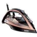 Tefal Aurugraud FV9845, 3200 W, 350 ml, 60 g/min, must/roosa kuld, ergonoomiline auru p&auml;&auml;stik, stabiilne puhke m&auml;gi