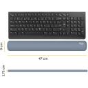Fellowes Breyta klaviatuuri randme tugi 100142577, 60 mm, 470 mm, 17.5 mm, Silikoon, Antibakteriaalne, Meri