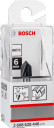 V veida gropju frēze 6mm D1 9,5 mm, L 12,35 mm,90&deg;, Rokas frēzēm, malu frēzēm V VEIDA GROPJU FRĒZE STANDARD FOR WOOD V-GROOVE BIT, 2608628446, BOSCH