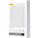 Baseus Crystal Series magnetkorpus iPhone 14 Plus ARSJ011102, 1.3mm, &uuml;hilduv juhtmevaba laadimisega, t&auml;is objektiivi kaitse
