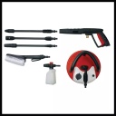 Augstspiediena tīrītājs, EINHELL, 4140770, 170 bar, 2300 W, 440 l/h, 10 m &scaron;ļūtene, iekļauts mazgā&scaron;anas līdzekļa tvertne