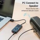Vention USB garso kortelė CDRBB, 16 bit, 44100-48000 Hz, USB, 3.5 mm, 2 mygtukai, 0.15 m, juoda