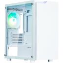 Zalman T4 Plus White Mini Tower Korpus ZM-T4 PLUS WHITE, 385x208x425mm, 3.9kg, mATX/Mini-ITX, 4xPCI, 1x120mm ARGB ventilaator