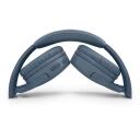 Muse Stereo austiņas M-272 BTB, 45h, -42dB, Zils, Bluetooth 5.3, Iebūvēts mikrofons, Regulējama galvas stīpa