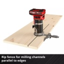 Bezvadu rokas frēze TP-ET 18 Li BL, EINHELL, 435041, 18V, bezsuku motors, 6/8 mm kollets, LED apgaismojums, ergonomisks rokturis