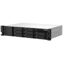Qnap NAS stovas TS-873AeU-RP-4G, 4 branduolių/8 gijų AMD Ryzen V1500B 2,2 GHz, 64 GB, 8 diskai, 2 x 2,5 GbE, 4 x USB 3.1