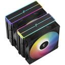 Deepcool CPU jahuti AG620 BK ARGB R-AG620-BKAMMN-GJD, 67.88 cfm, 2 ventilaatorit, 29.4 dB, 300-1950 RPM, 6 soojus toru