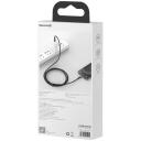 Baseus Tungsten Gold kaabel USB iP CALWJ-A01, 2m, 2.4A, 480MB/s, must, nailon, tsinkisulam