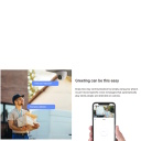 Ezviz H4 CS-H4-3WKFL-2.8mm Āra 3MP 2K IP67 Viedā Mājas Drošības Kamera MicroSD / Nakts Redzamība Balta