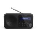 Sharp Tokyo kaasaskantav digitaalne raadio DR-P420(BK), DAB/DAB+/FM, Bluetooth 5.0, 4 x AA, must
