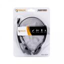 Sbox K&otilde;rvaklapid HS-201, 30mm, 20Hz-20kHz, 32&Omega;, 105dB&plusmn;3, omnidirectional, 1,8m, must, kaabel, mikrofoniga