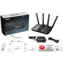 Asus traadita marsruuter RT-BE82U 6500 Mbit/s, Dual-band, 5 x 2.5GbE porti, MLO, &Auml;riklassi turvalisus, Vanemate kontroll, VPN