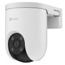 Ezviz H8C CS-H8C-3MP Wi-Fi Āra IP65 3MP 2K Gudrā Pan & Tilt 360 Kamera MicroSD / Nakts Redzamība Balta