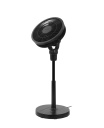 Eurom Vento 3DS Comfort Black pastatomas ventiliatorius oro cirkuliacijai patalpų vėsinimui 25W 35cm 3D osciliacija 12 greičių nuotolinis valdymas juoda