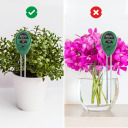 3in1 mulla tester BIOOGROD 071605, pH, valgus, niiskus, analoog, 6.0x3.7x26.0 cm