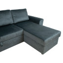 Stūra izvelkamais dīvāns INGMAR zaļ&scaron; samts 15636