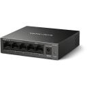 Mercusys MS105GS, stalinis komutatorius, 5 Gigabit prievadai, nevaldomas, 5x10/100/1000 RJ-45, juodas