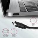 Axagon USB хаб HMC-4G2 4 порта, 2x USB-A 10 Гбит/с, 2x USB-C 10 Гбит/с, силовой кабель 13 см