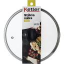 Ketler Pannide kaas 9120712, 240 mm, l&auml;bipaistev, klaas, Olive kollektsioon, pestav n&otilde;udepesumasinas