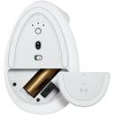 Logitech Lift vertikalus ergonominis pelė RIGH 910-006475, 4000 DPI, 4 mygtukai, RF belaidis + Bluetooth, balta