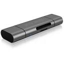 Raidsonic Ārējais kar&scaron;u lasītājs IB-CR200-C, 1xUSB 2.0, 480 Mbit/s, Micro SDHC, Micro SDXC, SD, SDHC, SDXC, MMC