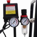 Kraftdele Компрессор безмасляный 50l 7009506, 1500W, 230V, 150l/min, 8bar, мобильный, низкий уровень шума