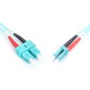 Digitus kiudoptiline patch kaabel DK-2532-03/3, 3m, 50&micro;m, OM3, LC-SC, duplex, t&uuml;rkiissinine