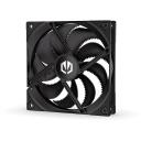 Endorfy Ventilaator EY4A003, 140 mm, 1800 RPM, 250 RPM, 0.4 A, 12 V, 1 ventilaator, must, FDB, vibratsiooniisolatsioonis&uuml;steem