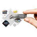 Adata USB флеш-накопитель AUV250-32G-RBK, 32 ГБ, USB Type-A, USB 2.0, без крышки, серебристый