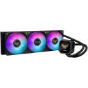 Asus TUF Gaming LC III 360 ARGB LCD dzesētājs 90RC01A1-B0EAY0, 360mm, 3 ventilatori, 37.4 dB(A), 2600 RPM, Intel, AMD
