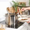 Salter Buljona katls BW13905, 9L, 24cm, nerūsējo&scaron;ais tērauds, stikla vāks, indukcijas saderība
