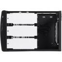 Fractal Design Korpuss NODE 304 FD-CA-NODE-304-BL, 2xUSB 3.0, 1x3.5mm audio ieeja, 1x3.5mm audio izeja, LED indikators