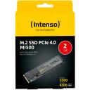 Intenso SSD M.2 3836470 2TB NVME 5300 MB/s lugemine, 4500 MB/s kirjutamine, PCIe 4x4, MTBF 1500000 h